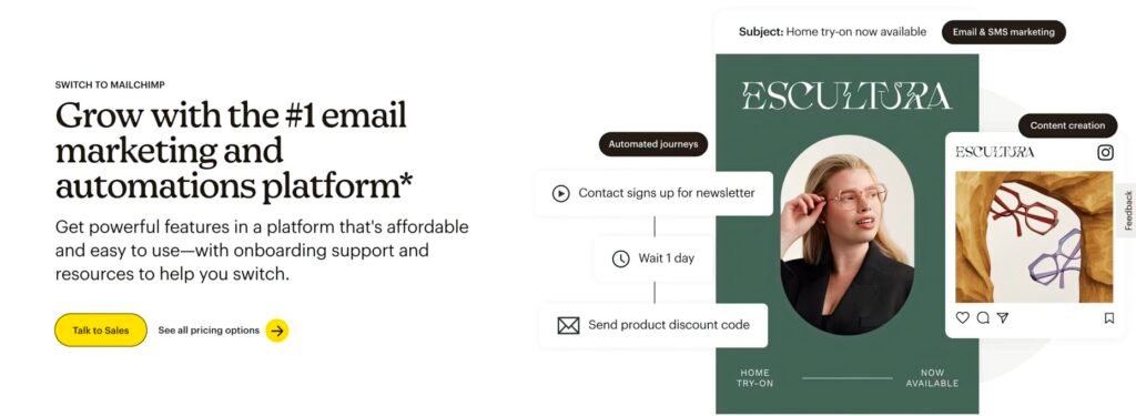 squarespace email campaigns vs mailchimp, marketing tools